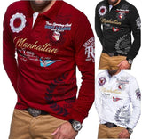 Aidase New Model Polo Men Long Sleeve Polo Shirt Brands Solid Polo Shirt 4 Colors S-3XL polo shirt men long sleeve polo shirts men aidase-shop