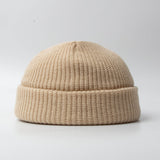 Aidase Fashion Hip Hop Beanie Knitted Hat Men Skullcap Women Winter Warm Brimless Baggy Melon Cap Cuff Docker Fisherman Beanies Hats aidase-shop