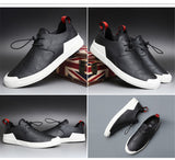 Aidase  2022 Men's Fashion Sneakers Man Casual Shoes Breathable Men Driving Shoes Big size Increasing Office Footwear aidase-shop