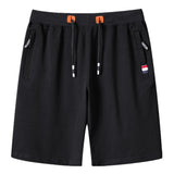 Summer New Men Casual Shorts Trend Brand Men Solid Color Cotton Running Shorts Drawstring Shorts Male aidase-shop