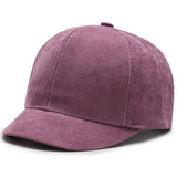 Dad Hat Cotton Short Brim Baseball Cap Solid Color Hats for Women Men Outdoor Visor Cap Casual Snapback Hats aidase-shop