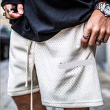 Aidase   Men and Women Shorts Letter Printed Casual Sports Mesh Shorts Men's Fashion Hip-Hop Shorts aidase-shop