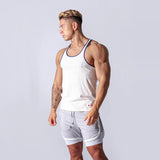 Aidase  Summer Men Bodybuilding exercise Tank Tops Gym Workout Fitness Cotton Sleeveless shirt Running Clothes Singlet Male  Casual aidase-shop