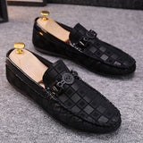 Aidase Topvivi loafers men causal Breathable Comfortable Lightweight Soft slip on Men Shoes gingham Men's Sneakers fashion italian aidase-shop