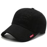 Dad Hat Cotton Short Brim Baseball Cap Solid Color Hats for Women Men Outdoor Visor Cap Casual Snapback Hats aidase-shop