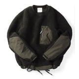 Aidase Fashion Patchwork Loose Pullover Hoodies Men Casual Color Matching Long Sleeve Hooded Tops Men's Spring Autumn O-Neck Streetwear aidase-shop