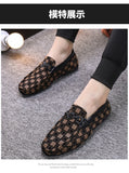 Aidase Topvivi loafers men causal Breathable Comfortable Lightweight Soft slip on Men Shoes gingham Men's Sneakers fashion italian aidase-shop