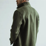 Aidase Autumn Winter Jacket Men Casual New Pure-Color Loose Coats Man Casual Warm Plush Coats Plus Size Men Clothing aidase-shop