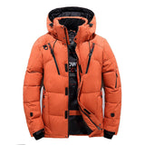 Plus Size 5XL White Duck Down Winter Jacket Men Thick Windbreaker Hooded Parka Men Multi-pockets Casual Outdoor Warm Down Jacket aidase-shop