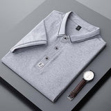 Aidase  Hot Selling New Brand Clothing Men Polo Shirt Mens Business Casual Solid Male Polo Shirt Short Sleeve Breathable Polo Shirts aidase-shop