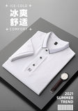 Aidase  Hot Selling New Brand Clothing Men Polo Shirt Mens Business Casual Solid Male Polo Shirt Short Sleeve Breathable Polo Shirts aidase-shop