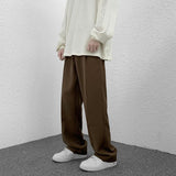 Aidase Korean-style Straight Casual Pants Coffee/Black Male Loose Fashion Suit Pants Autumn Winter Streetwear Long Mopping Trousers aidase-shop
