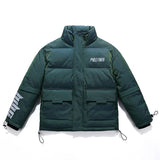 Aidase Fashion Winter White Duck Down Jacket Men Casual  Windbreaker Letter Print Discoloration Jacket Couple's Warm Down Coat Jacket aidase-shop