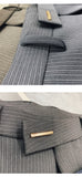 Aidase New Striped Suit Pants  Men Elegant Skinny Fit Office Pant Men Trousers Pant For Man Business Slim Fit Dress Ankle Trousers aidase-shop