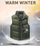 Aidase Vest Men New Stylish  Autumn Winter Warm Sleeveless Vest Jacket Men Slim Fit Vest Casual Coats Mens Waistcoat West Mannen 88 aidase-shop