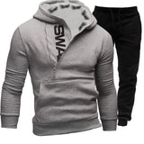 Aidase NEW Tracksuit Men's 2 Pieces Set Sweatshirt and Sportspants Outfits  Zipper Hoodies Casual Men's Clothing  Plus Size Ropa Hombre aidase-shop
