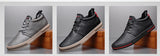 Aidase  Spring 2022 New Men's Casual Leather Shoes Soft-soled Bean Shoes Men's Shoes Fashion Driving Shoes. aidase-shop