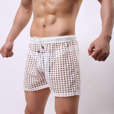 Aidase Pajamas For Men Sexy Pijama Hombre See Through Ropa Interior Sleepwear Underwear Men Home Lounge Pajamas Sleep Shorts Underpants aidase-shop