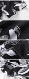 Men floral printed Slim Short sleeve shirts Summer Hawaiian vacation Party casual red blue black Shirt camisa masculina 6XL 7XL aidase-shop