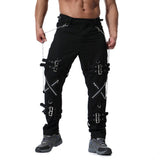 2022 New Arrivals Men fashion hip hop joggers punk rock cargo pants zippers streetwear men vinatge trousers drop shipping ABZ182 aidase-shop