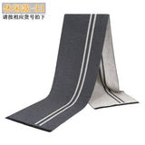 Classic Autumn & Winter Warm Plaid Man Scarf Cashmere Wool Panama Soft Striped Long Scarf High Quality 40 Colors aidase-shop