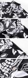 Men floral printed Slim Short sleeve shirts Summer Hawaiian vacation Party casual red blue black Shirt camisa masculina 6XL 7XL aidase-shop