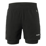 Quick Drying Breathable Cycling Shorts Active Training Exercise Jogging Marathon Running Shorts Men 2 in 1 Short Mtb aidase-shop
