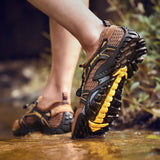Aidase Rock Climbing Shoes Men High Quality Fitness Air Mesh Men's Shoe Outdoor Sports Sneakers Running Hiking Wading Leather Shoes aidase-shop