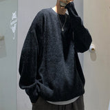 Aidase Winter Sweater Men Streetwear Hip Hop Autumn Solid Color O-neck Oversized Pullovers Couple 2021 Male Tops Knitwear Sweaters aidase-shop
