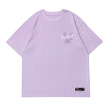 Aidase Harajuku Tshirts Cartoon Bear Rabbit Space Short Sleeve Tees Shirts Streetwear Hip Hop Fashion Casual Cotton Loose Tops aidase-shop
