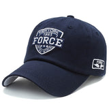 Dad Hat Cotton Short Brim Baseball Cap Solid Color Hats for Women Men Outdoor Visor Cap Casual Snapback Hats aidase-shop