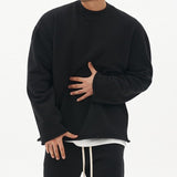 Sweatshirt Men's Cotton Pullover Loose Casual Hoodie Streetwear Harajuku Fashion Tops aidase-shop