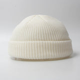 Aidase Fashion Hip Hop Beanie Knitted Hat Men Skullcap Women Winter Warm Brimless Baggy Melon Cap Cuff Docker Fisherman Beanies Hats aidase-shop