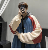 Aidase Baseball uniform men's winter thick casual jacket Korean style trendy handsome jacket  Hong Kong style plus fleece top cool aidase-shop