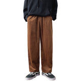 Aidase 2021 Autumn Winter Men's Corduroy Pants Solid Oversize Straight Trousers Japanese Streetwear Baggy Big Size Casual Bottoms aidase-shop