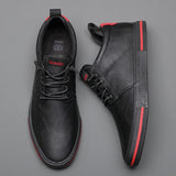 Aidase  Spring 2022 New Men's Casual Leather Shoes Soft-soled Bean Shoes Men's Shoes Fashion Driving Shoes. aidase-shop