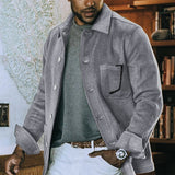 Aidase Autumn Winter Jacket Men Casual New Pure-Color Loose Coats Man Casual Warm Plush Coats Plus Size Men Clothing aidase-shop