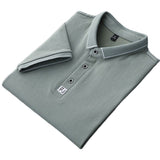 Aidase  Hot Selling New Brand Clothing Men Polo Shirt Mens Business Casual Solid Male Polo Shirt Short Sleeve Breathable Polo Shirts aidase-shop