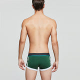 Aidase Fashion Men's Striped Number Printing Boxers Trunks Sexy Mens Tight Cotton Breathable U Pouch Underpants Hombre Ropa Interior aidase-shop