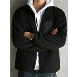 Aidase 2021 Winter Jackets Mens New Men's Plush Wool Jacket Fashion Brand Stand Collar Cotton Men's Jacket Free Shipping Jaket Men Best aidase-shop