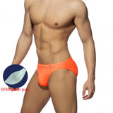 Aidase  Men's Swimming Trunks Low Waist Bikini Panties Sexy Nylon Solid Color Swimsuit Quick-Drying Push Pad Shorts Beach Swimming Surf aidase-shop