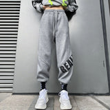 Aidase Hip Hop Sweatpants Joggers Women Autumn Harajuku High Wasit Harem Panst Jogging Korean Style Baggy Trousers Streetwear aidase-shop