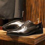 Genuine Leather Shoes Gentleman Lace-up Wedding Formal Shoes Top Layer Cowhide Oxfords Large Size 38-47 Elegant Dress Shoe aidase-shop