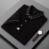 Aidase  Hot Selling New Brand Clothing Men Polo Shirt Mens Business Casual Solid Male Polo Shirt Short Sleeve Breathable Polo Shirts aidase-shop