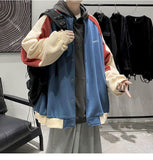 Aidase Baseball uniform men's winter thick casual jacket Korean style trendy handsome jacket  Hong Kong style plus fleece top cool aidase-shop
