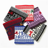 Winter Letter Ski Mask Ring Scarf Unisex Knitted Cotton Warm Neckerchief Cashmere Men Women Snood Bufanda Suit Ourdoor  New aidase-shop