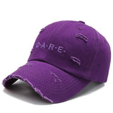 Dad Hat Cotton Short Brim Baseball Cap Solid Color Hats for Women Men Outdoor Visor Cap Casual Snapback Hats aidase-shop