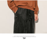 Aidase 2021 Autumn Winter Men's Corduroy Pants Solid Oversize Straight Trousers Japanese Streetwear Baggy Big Size Casual Bottoms aidase-shop