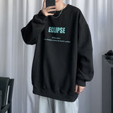 Aidase   2022 Autumn Winter New Letter Graphic Mens Sweatshirts O-neck Oversized Male Fashion Brand Pullovers Unisex Hoodies aidase-shop