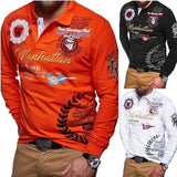 Aidase New Model Polo Men Long Sleeve Polo Shirt Brands Solid Polo Shirt 4 Colors S-3XL polo shirt men long sleeve polo shirts men aidase-shop